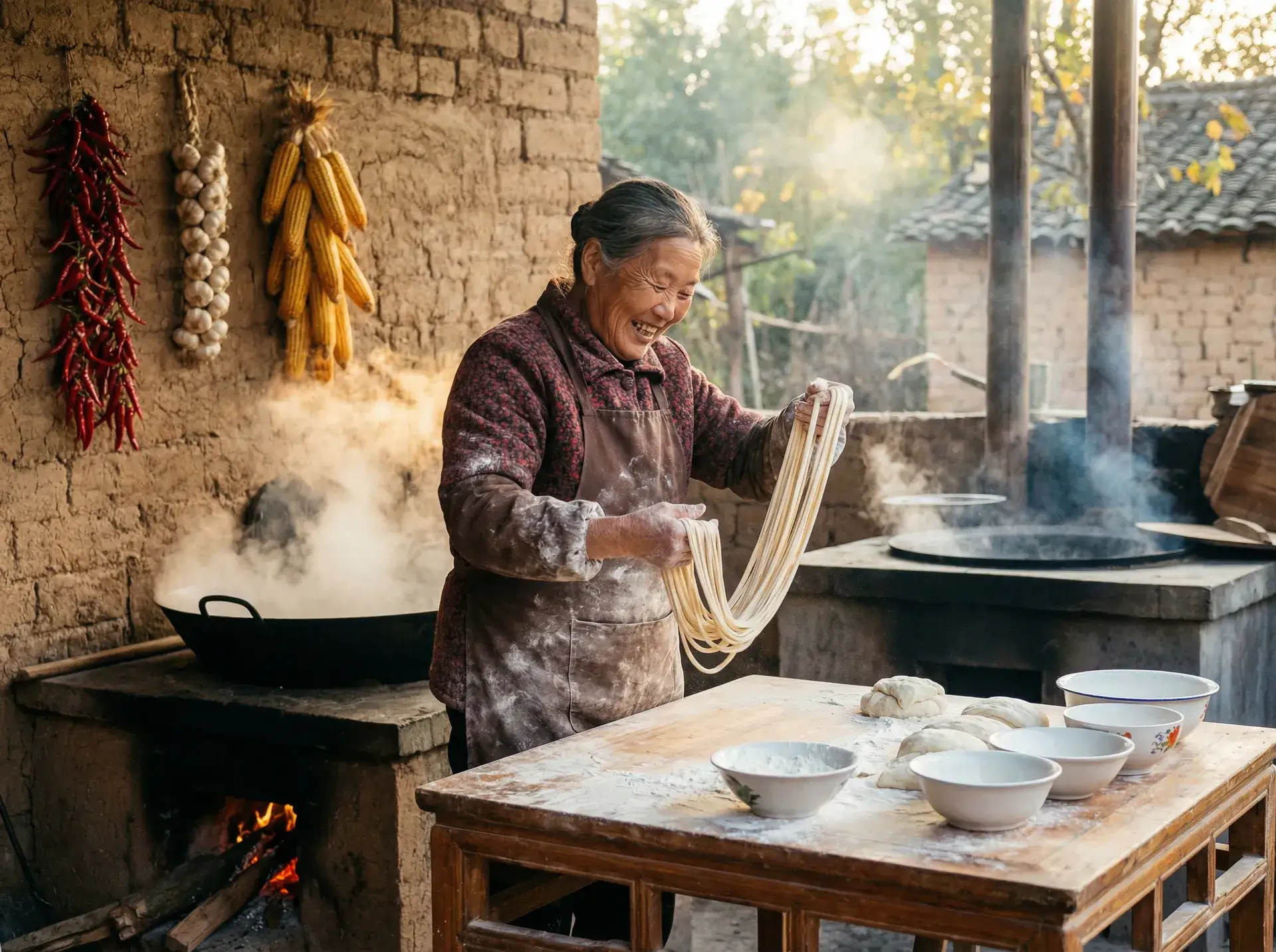 农家大嫂手擀面 - 魔法灰姑娘在线观看 乡村美食